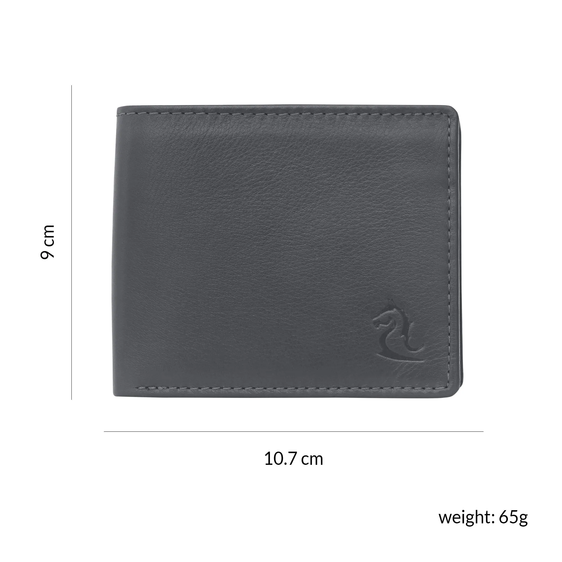 10090 Black & Blue Bifold Wallet