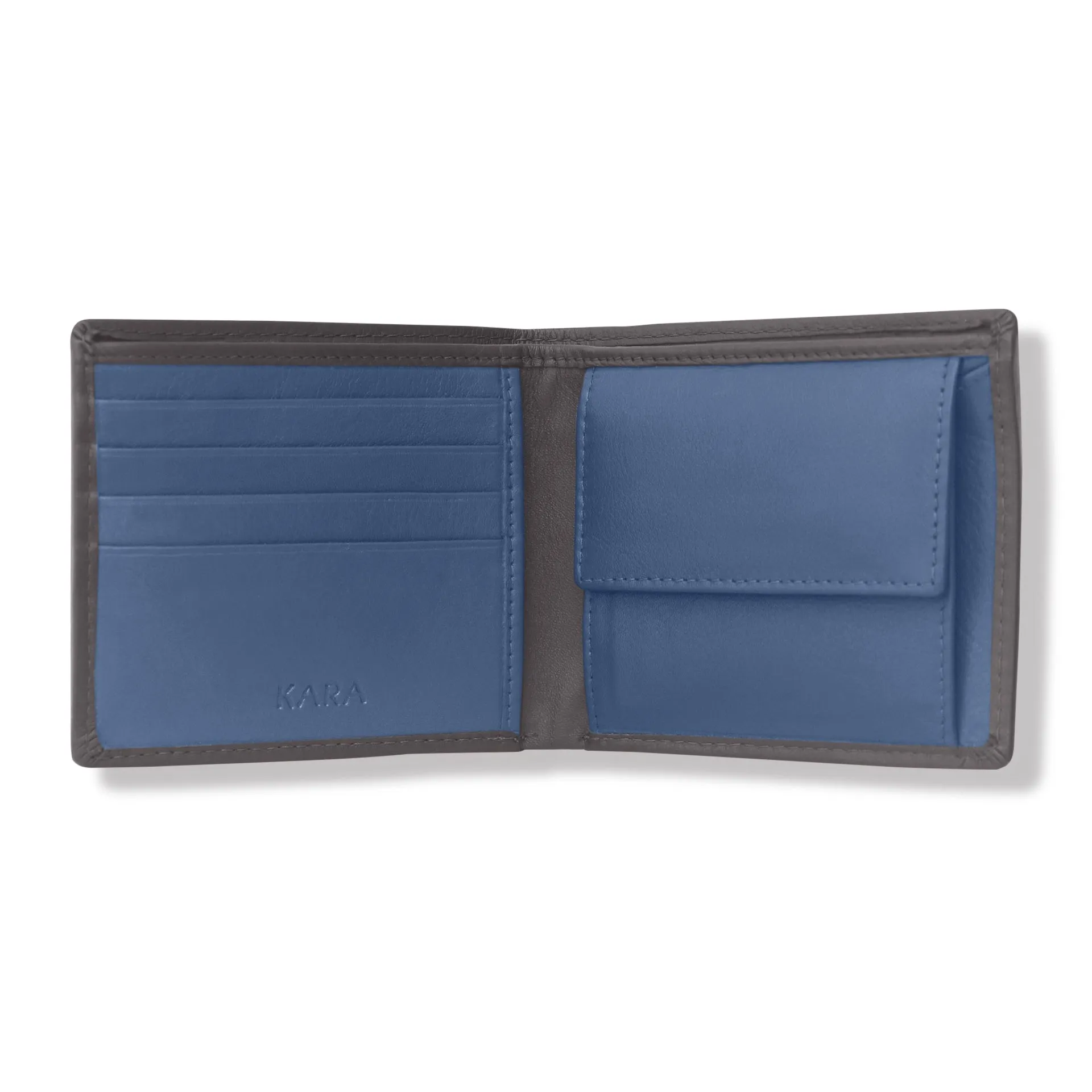 10090 Black & Blue Bifold Wallet