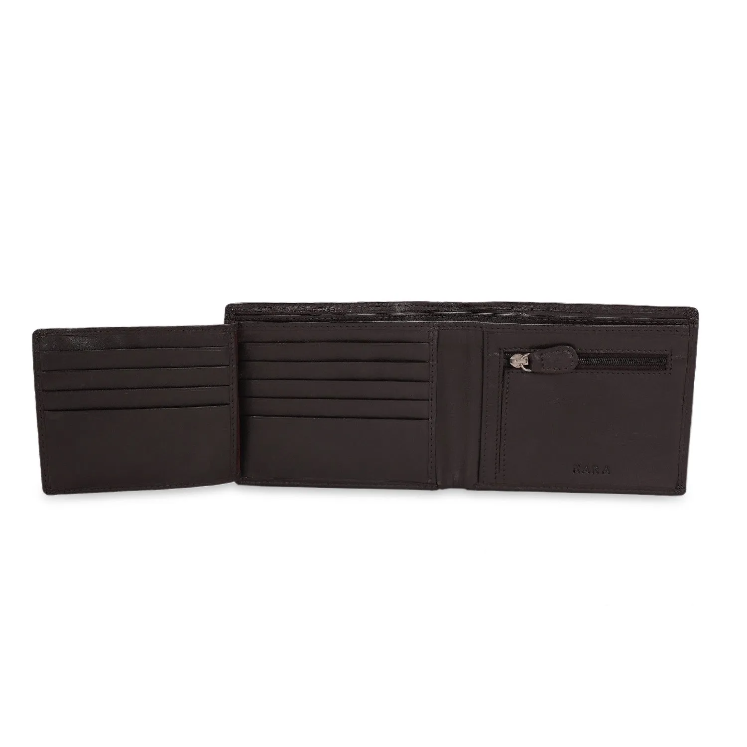 10093 Brown Leather Bifold Wallet