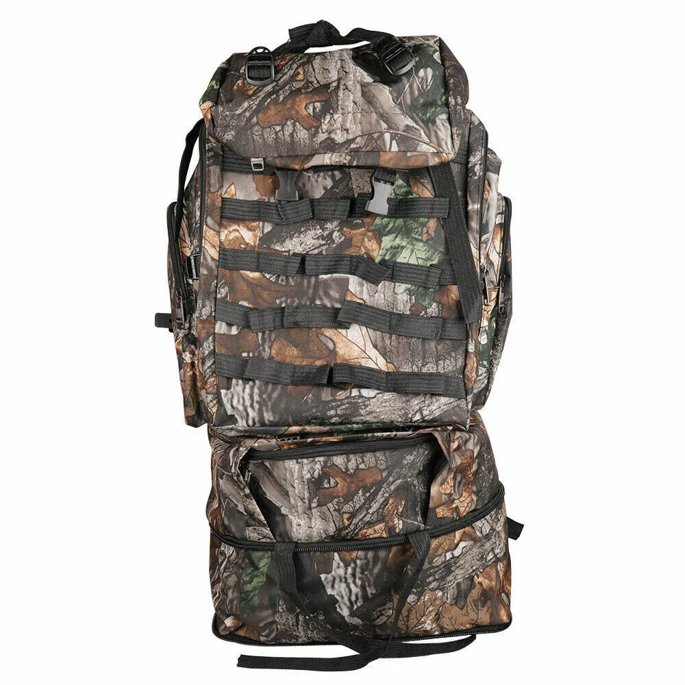 100L Outdoor Molle Military Tactical Bag Waterproof Hiking Backpack