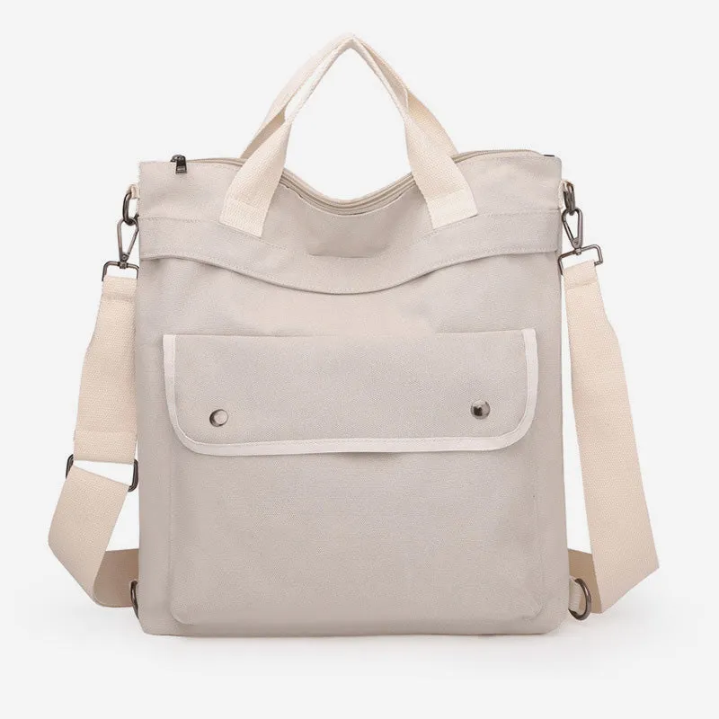 3-Way Use Large Capacity Canvas Backpack