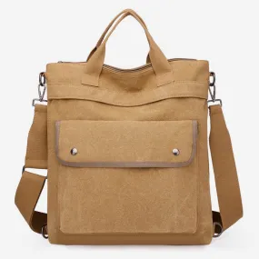 3-Way Use Large Capacity Canvas Backpack