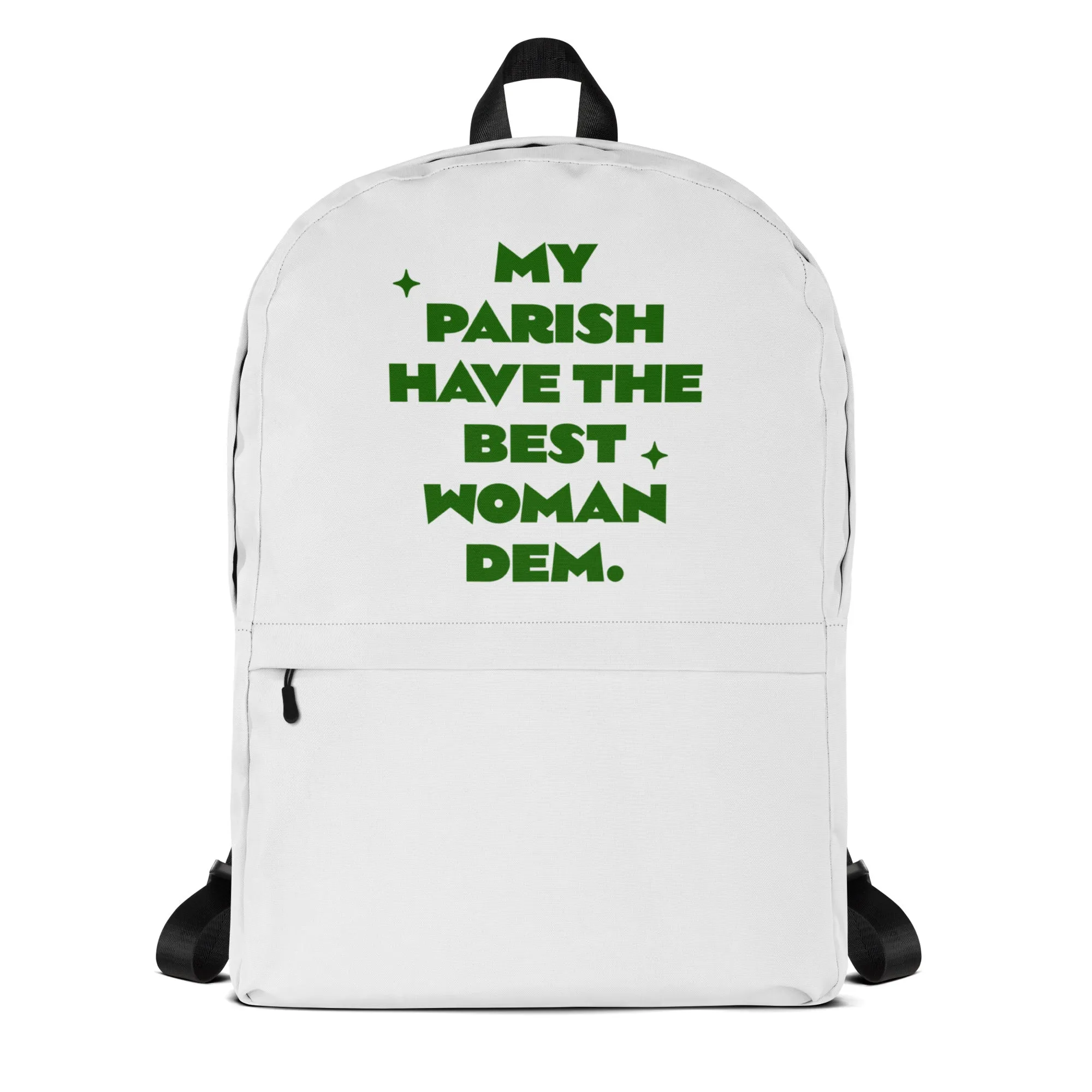 A MANCHESTER MI COME FROM - Best Woman- Backpack - Jamaican slang - Jamaican patios - Jamaican slang on a backpack Jamaica personalized backpack Jamaica book bag Jamaican bag