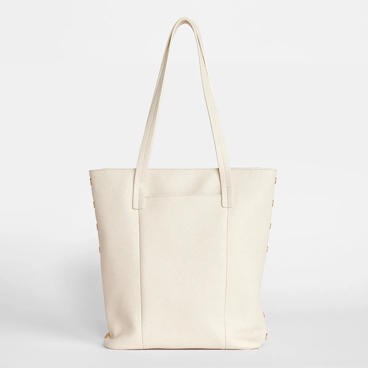 Addie Tote | Calla Lily White/Brushed Gold