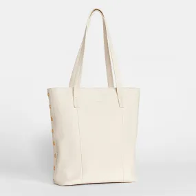 Addie Tote | Calla Lily White/Brushed Gold