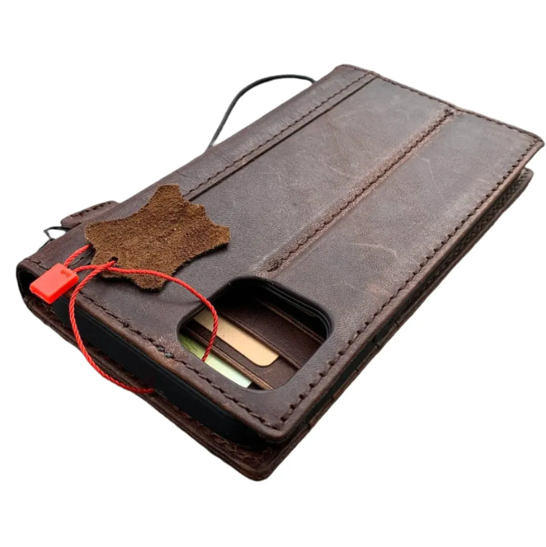 ARICHI Genuine Leather Wallet Case for Google Pixel 9 8 7 6 Pro XL