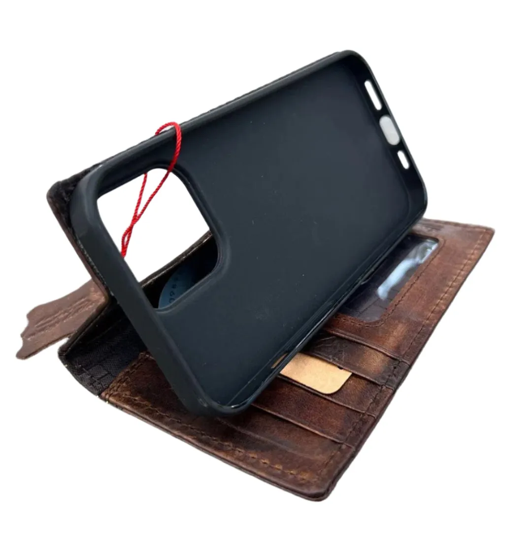 ARICHI Genuine Leather Wallet Case for Google Pixel 9 8 7 6 Pro XL