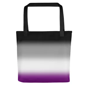 Asexual Ace Pride Tote Bag in Ombre