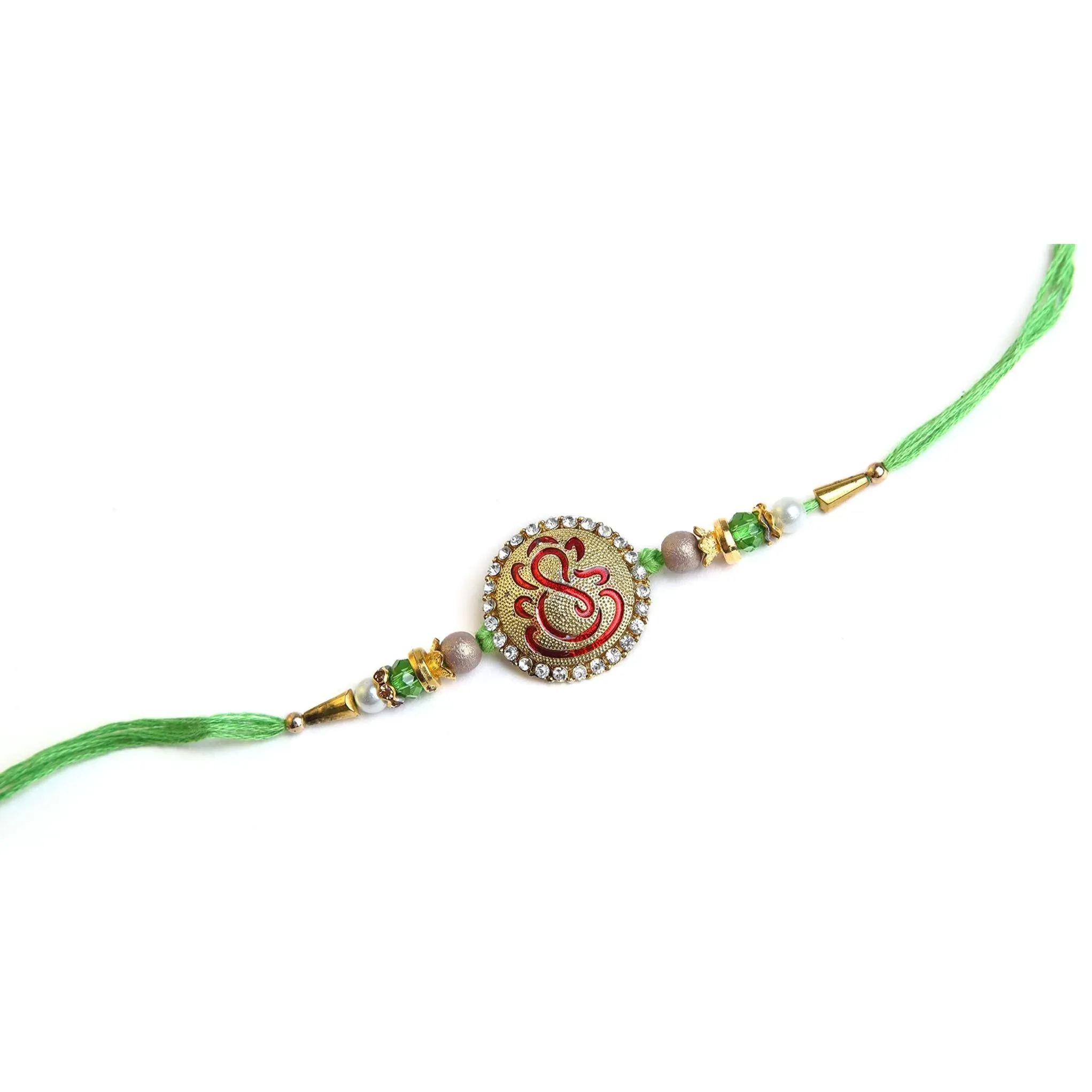 AVYAKTA Rakhi Gift Hamper for Men I Rakhi , Wallet & Keychain Combo