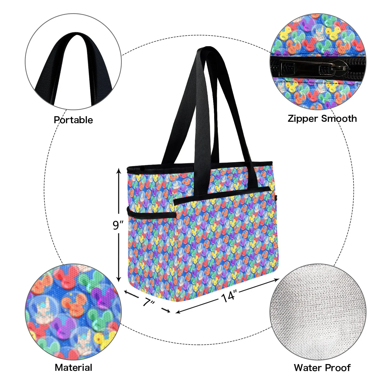 Balloon Collector Large Capacity Insulated Tote Bag