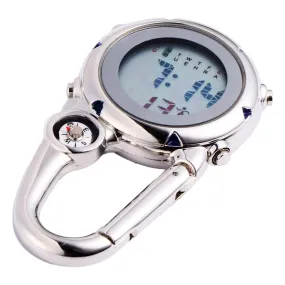 BESPORTBLE Mini Carabiner Watch Clip-on Quartz Watch Backpack Fob Belt Watch Pocket Watch Gifts for Rock Climbing Doctors Nurses