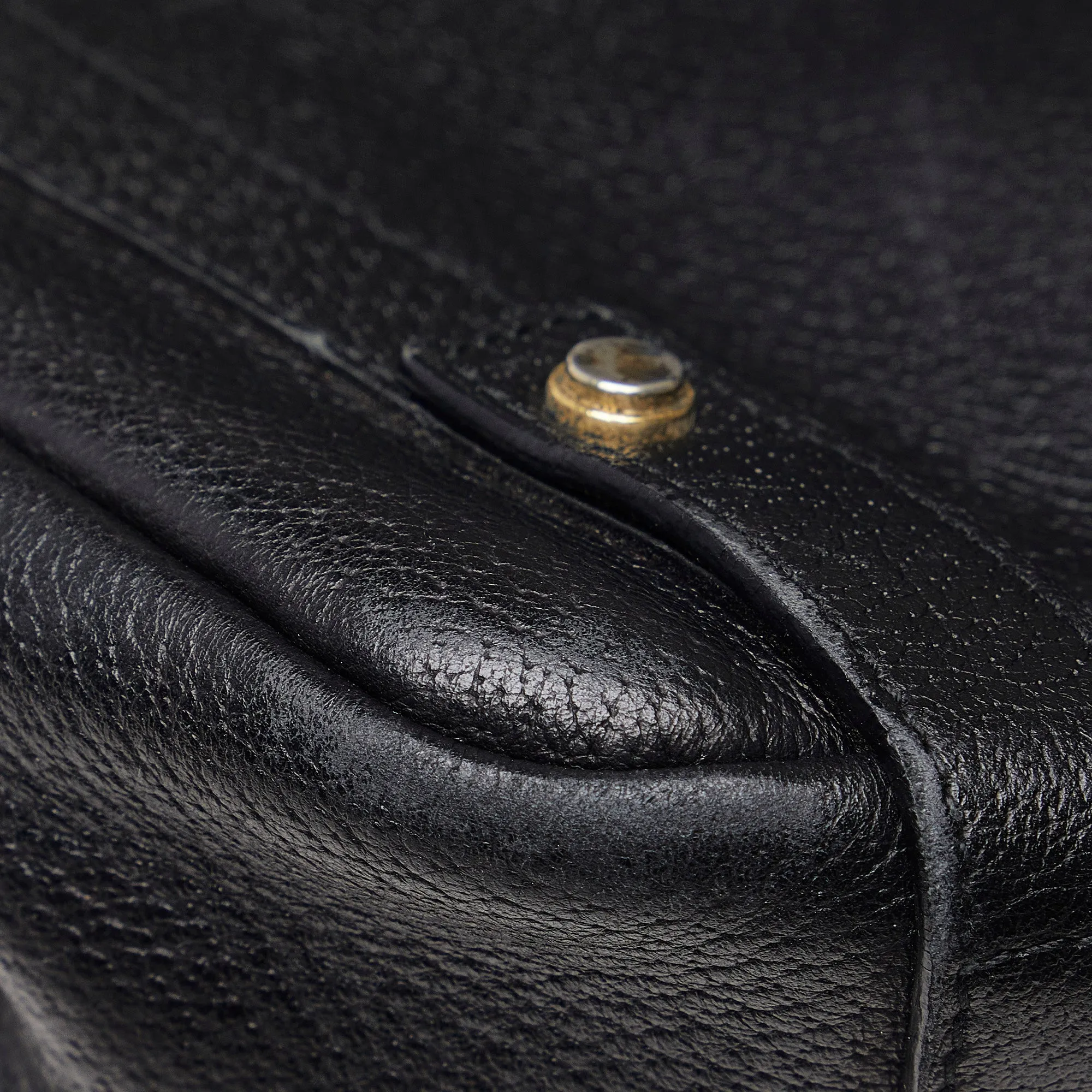 Black Gucci Leather Abbey Tote