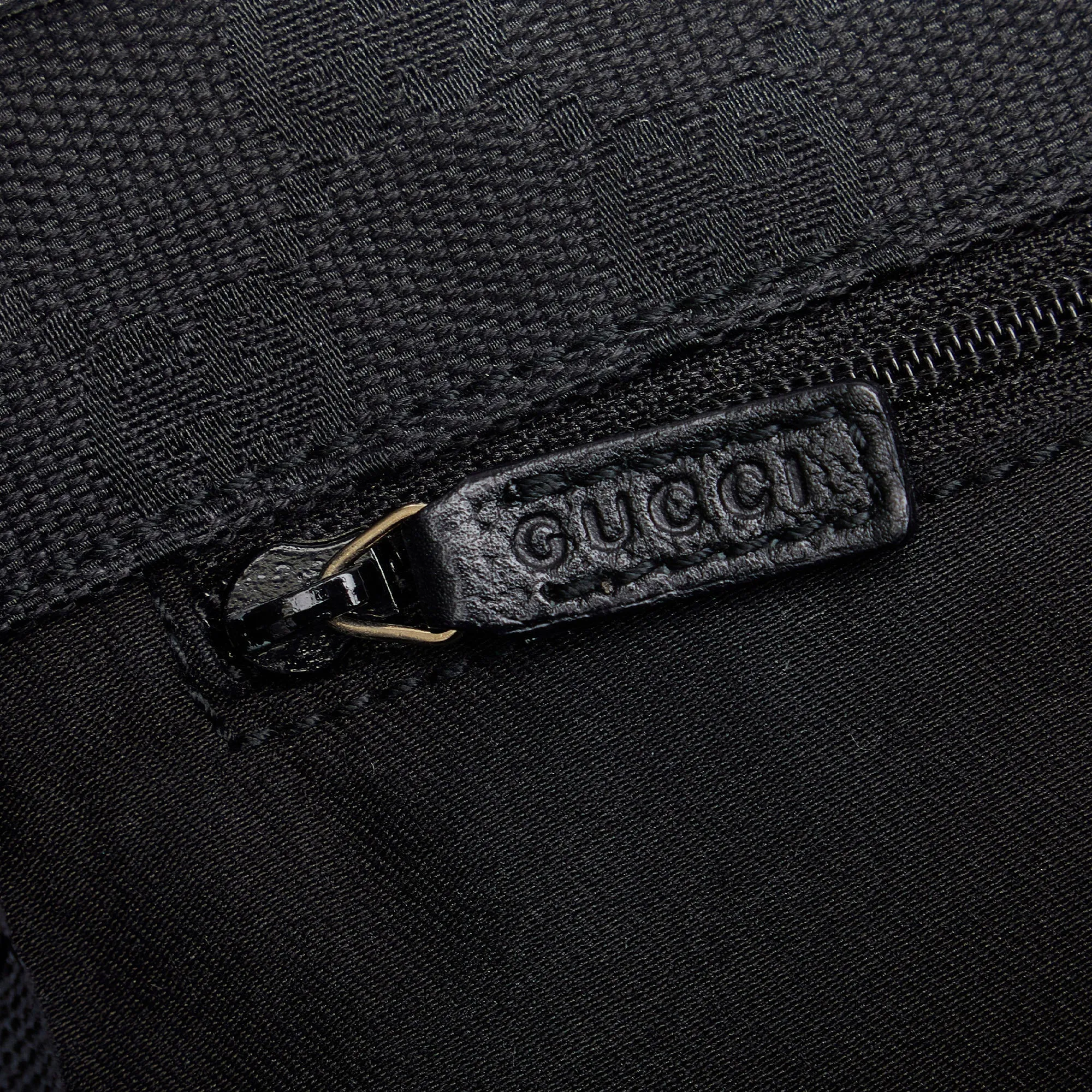 Black Gucci Leather Abbey Tote