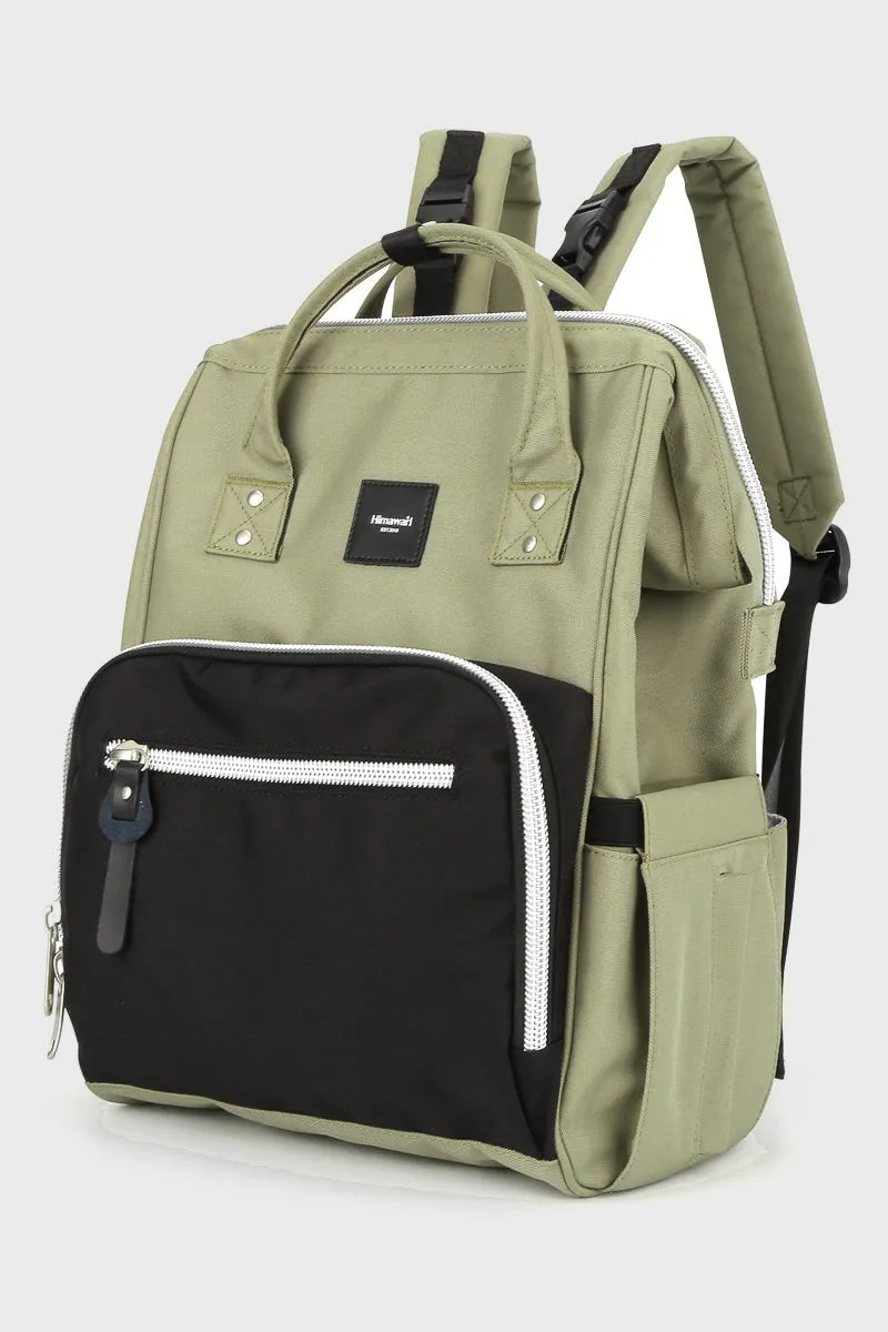 Blue Zone Planet |  Himawari Waterproof Canvas Backpack Bag with Side Pockets