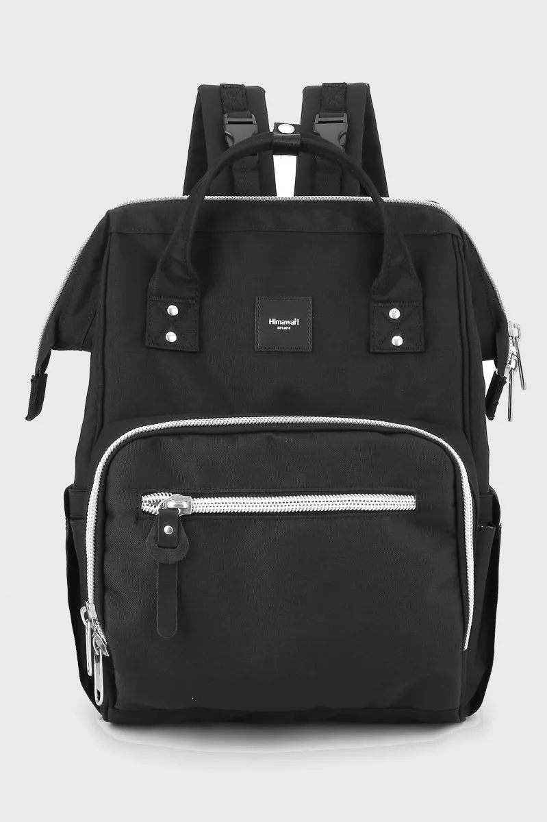Blue Zone Planet |  Himawari Waterproof Canvas Backpack Bag with Side Pockets