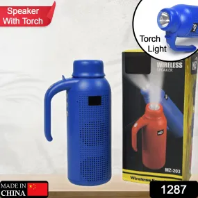 Bluetooth Speaker with Torch – Wireless Flash Light and Music