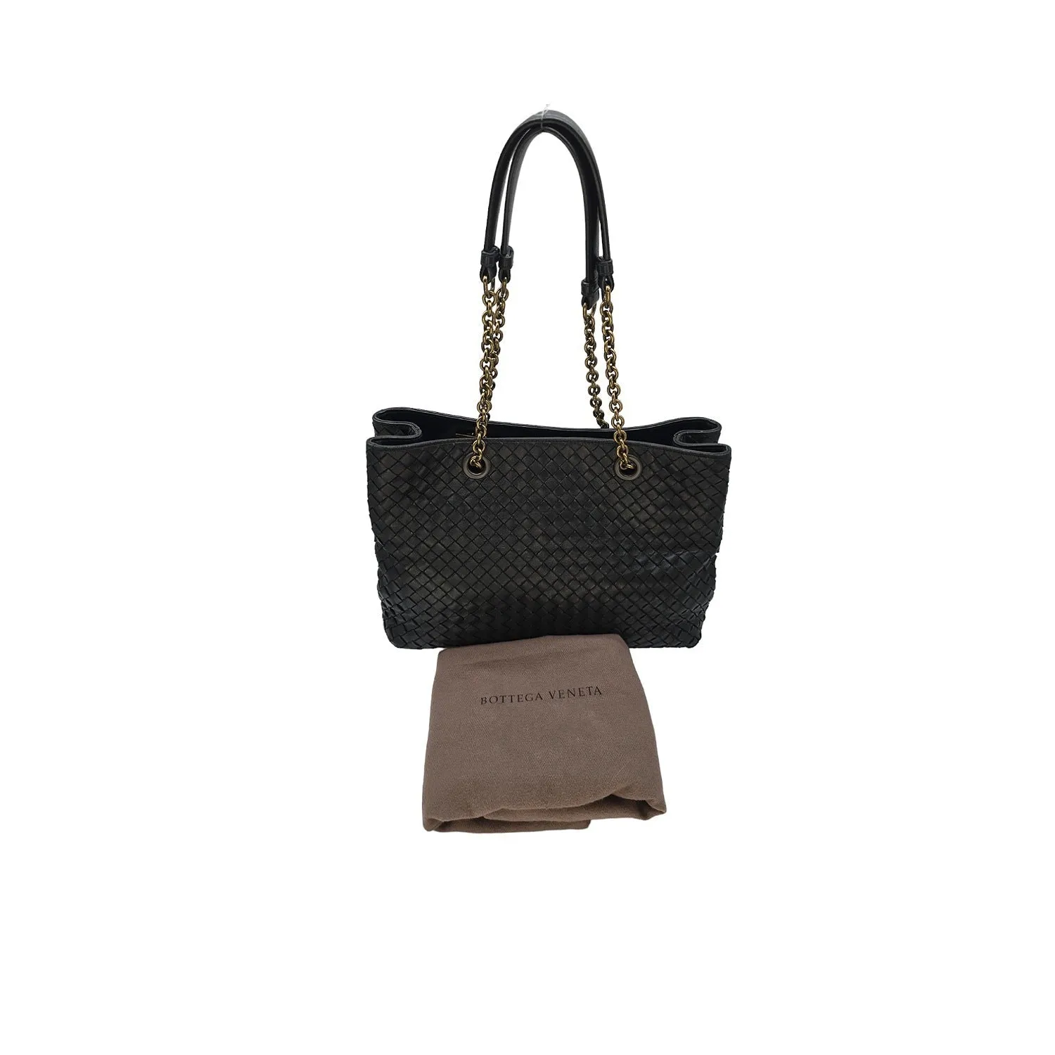 Bottega Veneta Medium Classic Intrecciato Nappa Chain Tote