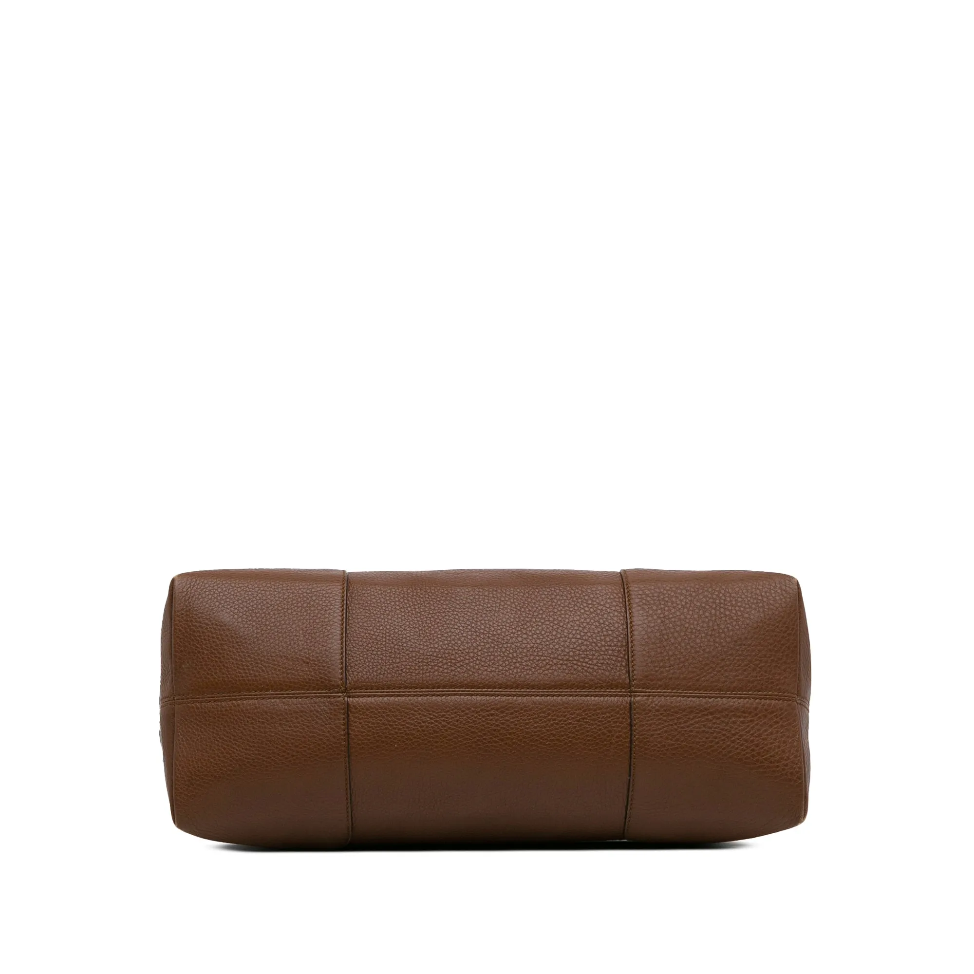 Brown Gucci Leather Bree Tote Bag