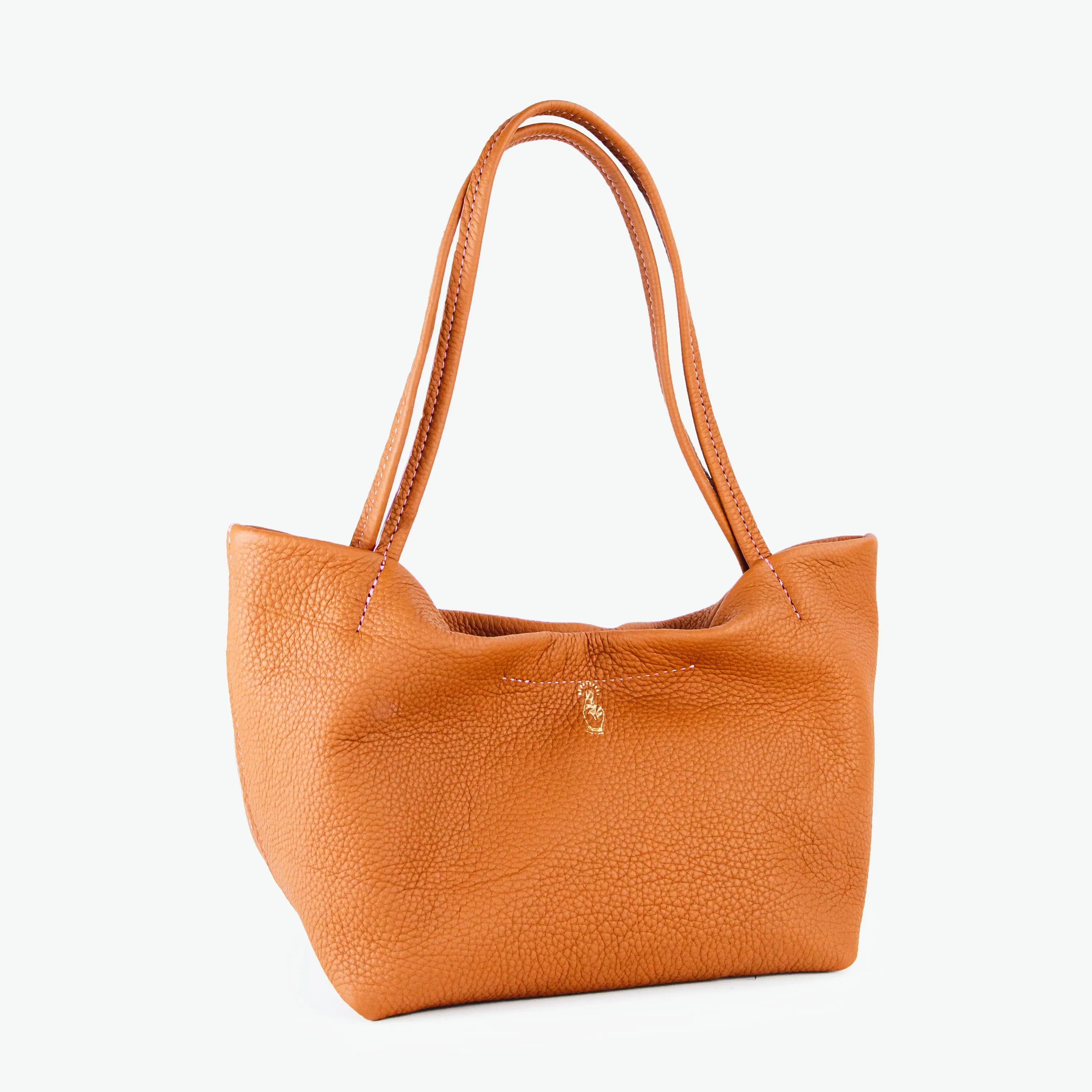 Carly Tote - Pebbled Caramel