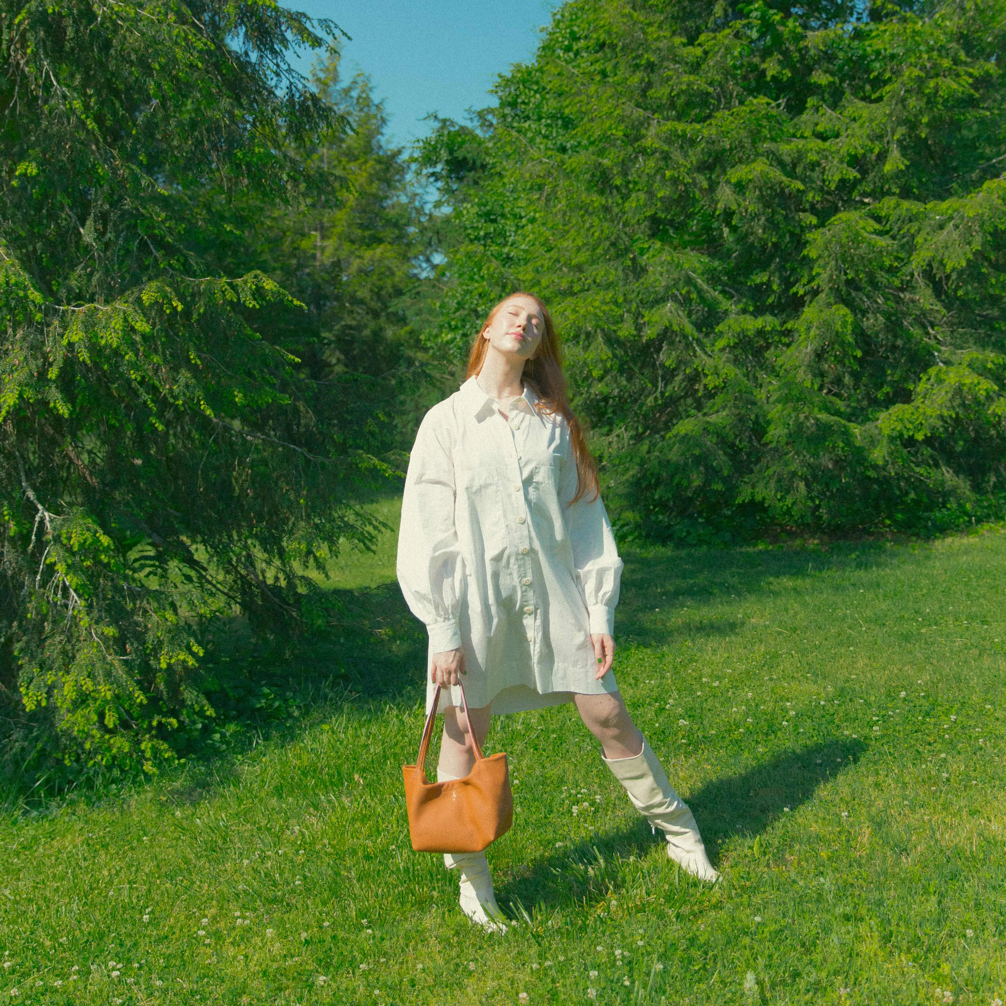 Carly Tote - Pebbled Caramel