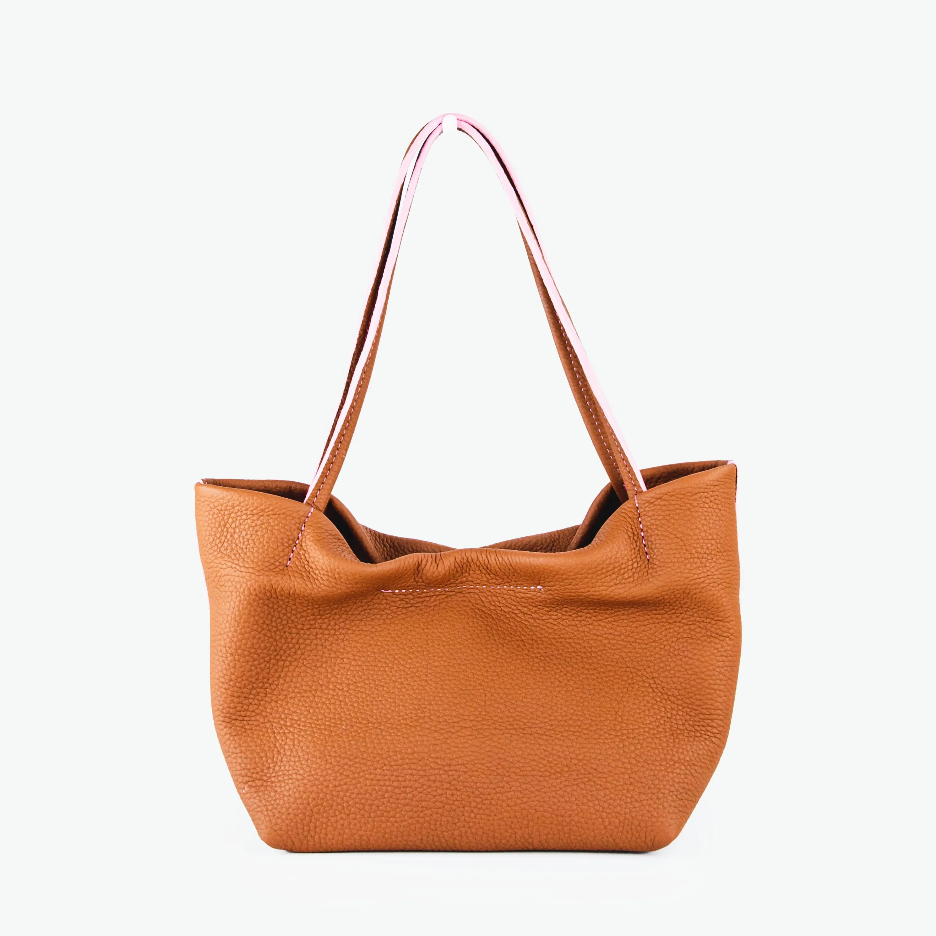 Carly Tote - Pebbled Caramel