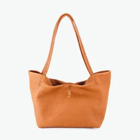 Carly Tote - Pebbled Caramel