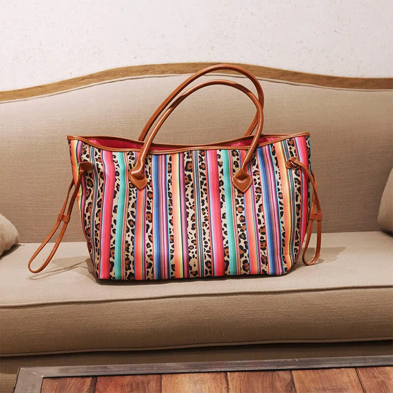 Casual Printing Canvas Tote Beach Bag