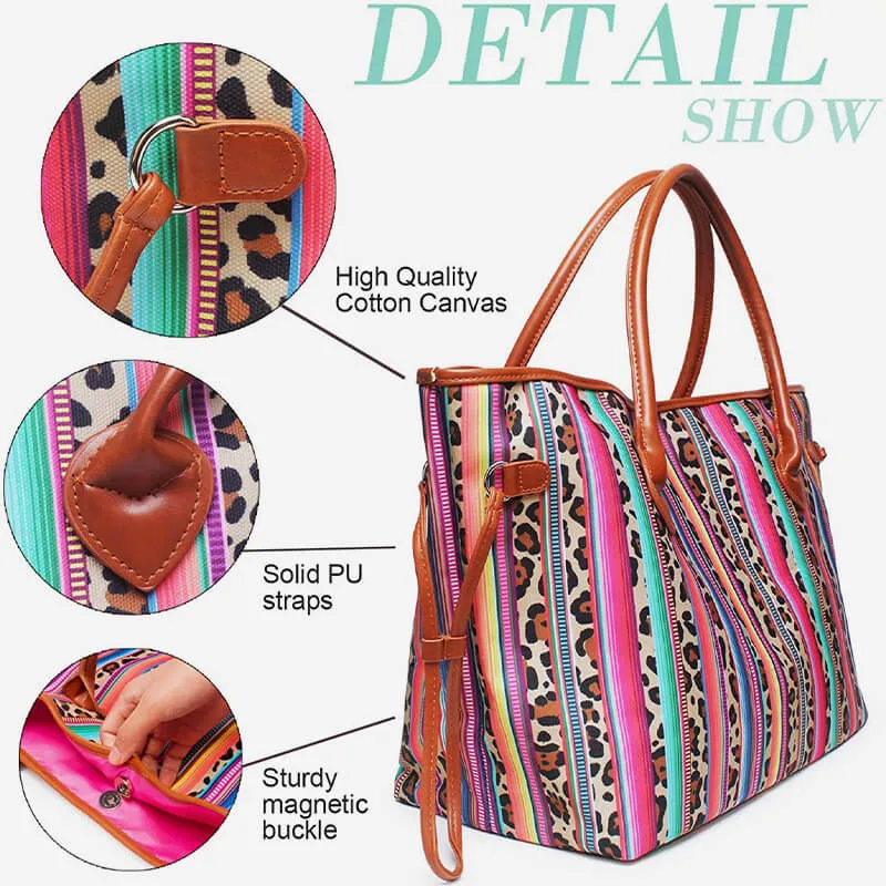 Casual Printing Canvas Tote Beach Bag