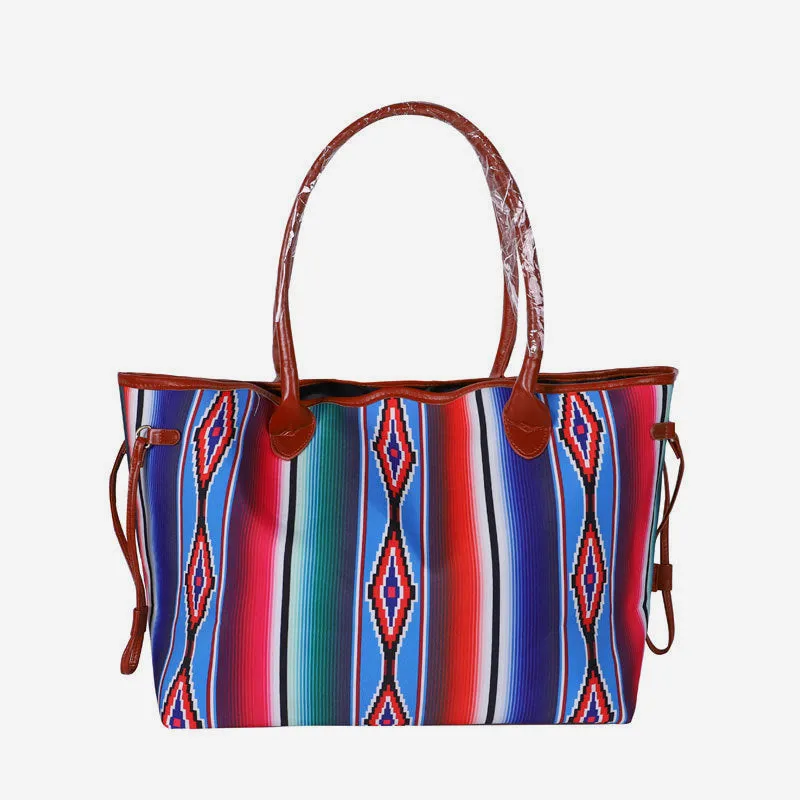 Casual Printing Canvas Tote Beach Bag