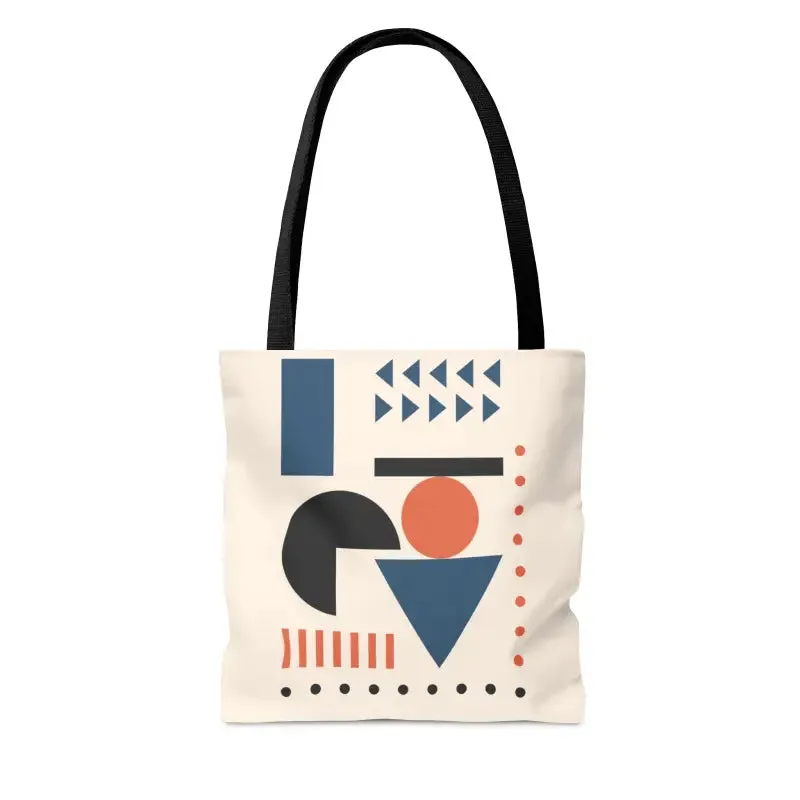 Chic Abstract Shapes Tote Bag for Trendy Looks