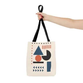 Chic Abstract Shapes Tote Bag for Trendy Looks