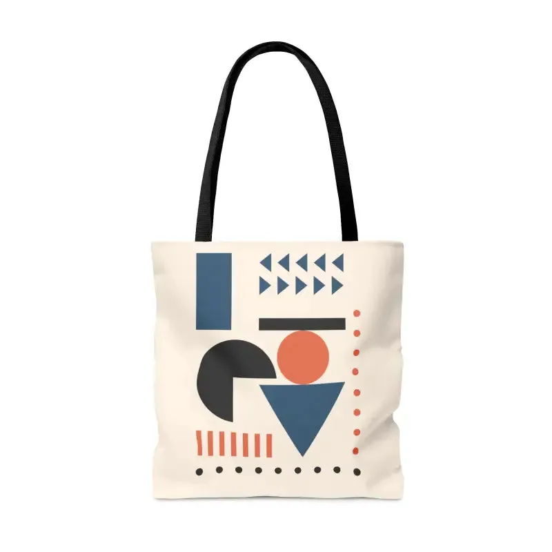 Chic Abstract Shapes Tote Bag for Trendy Looks