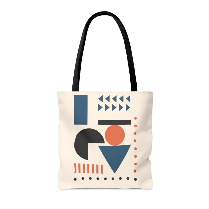 Chic Abstract Shapes Tote Bag for Trendy Looks