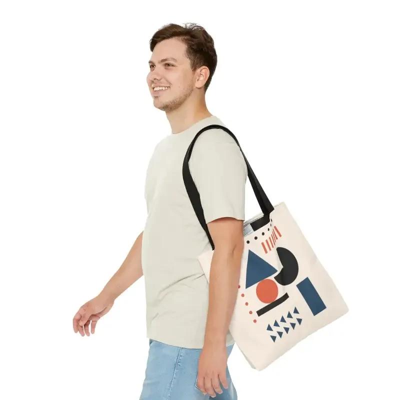 Chic Abstract Shapes Tote Bag for Trendy Looks