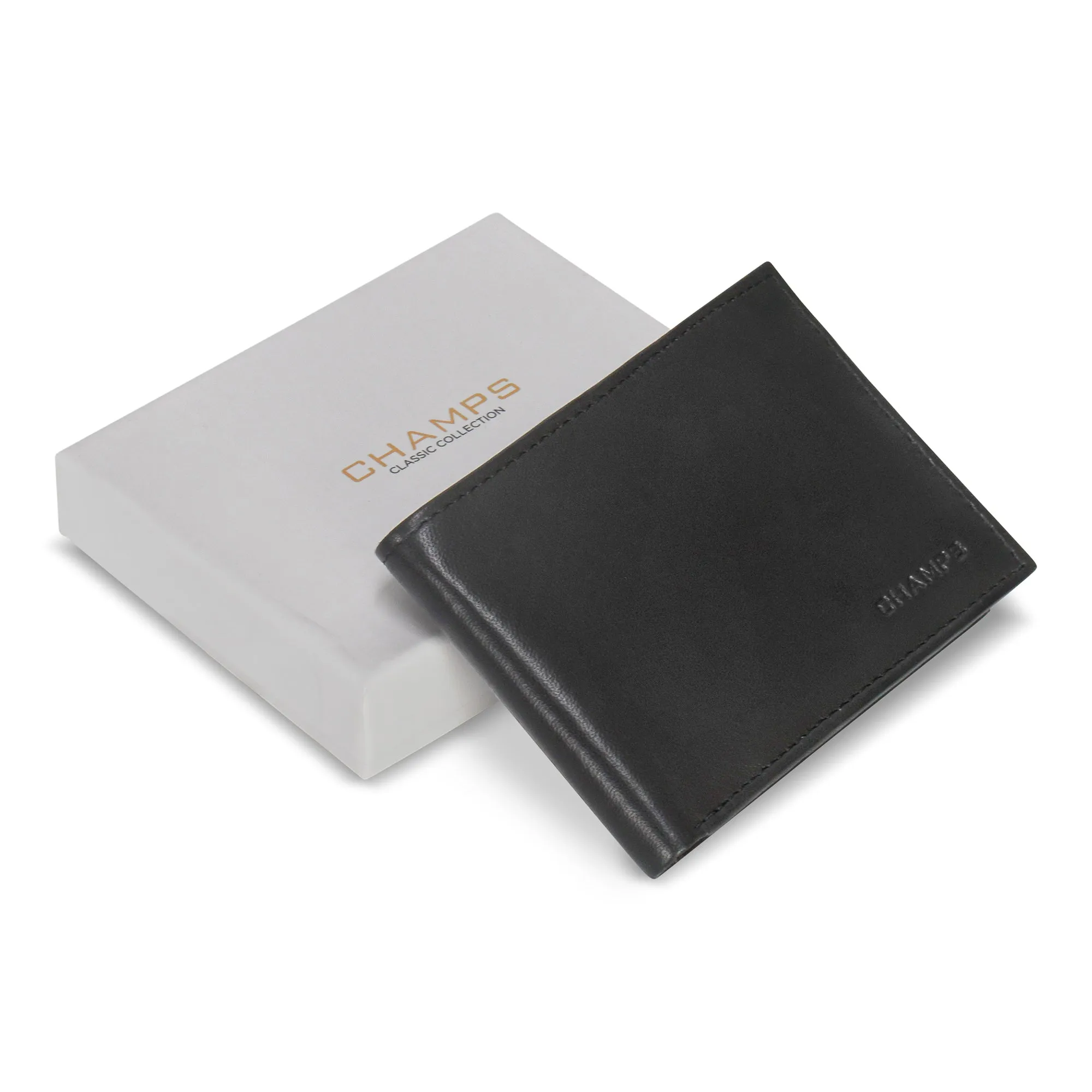 Classic / Leather Center-Wing Wallet