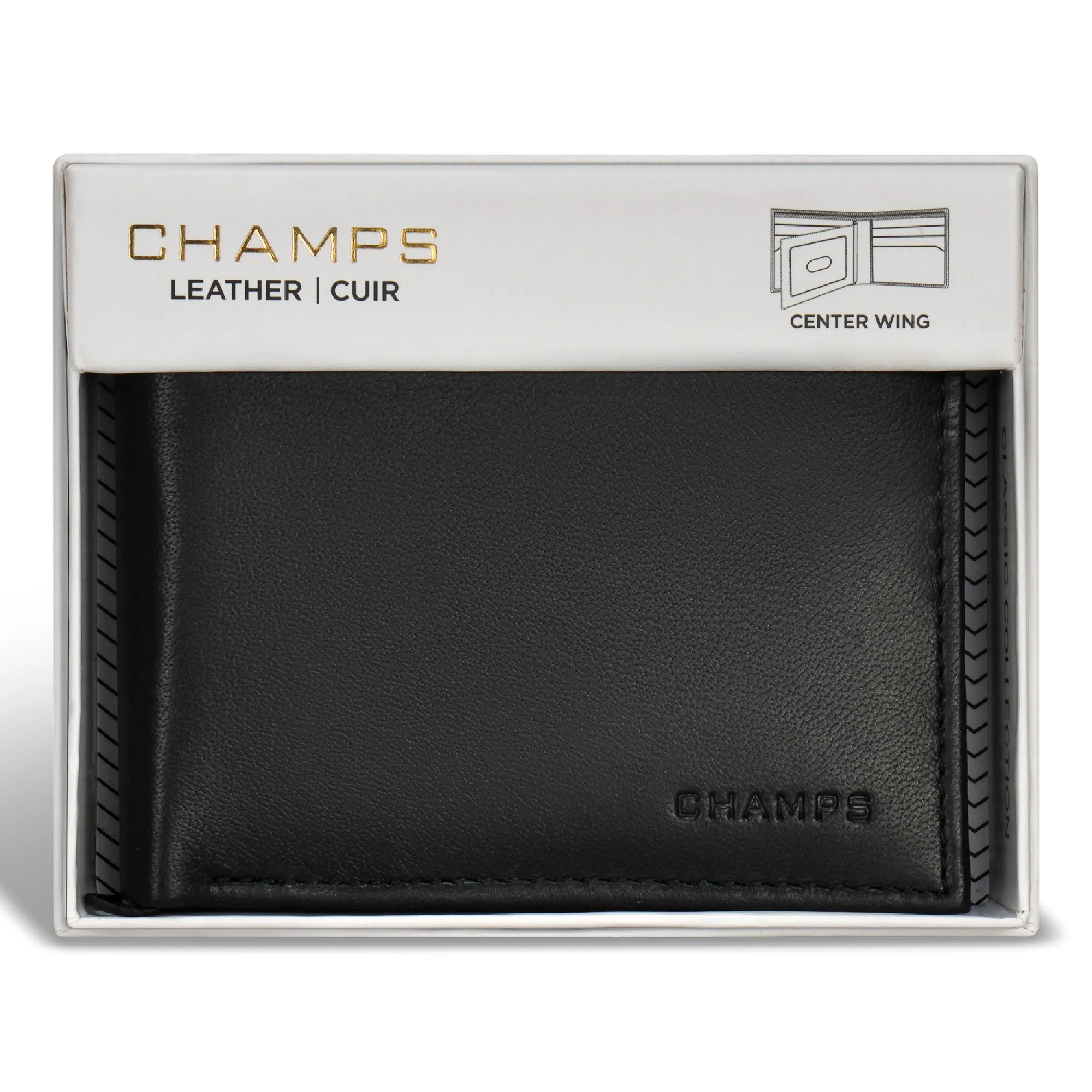 Classic / Leather Center-Wing Wallet