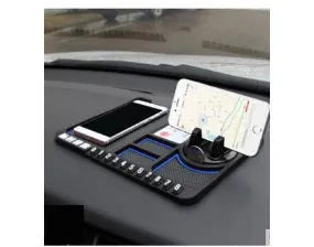 Color: Large revolving blue circle - Car mobile phone bracket car