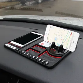 Color: Large revolving red circle - Car mobile phone bracket car