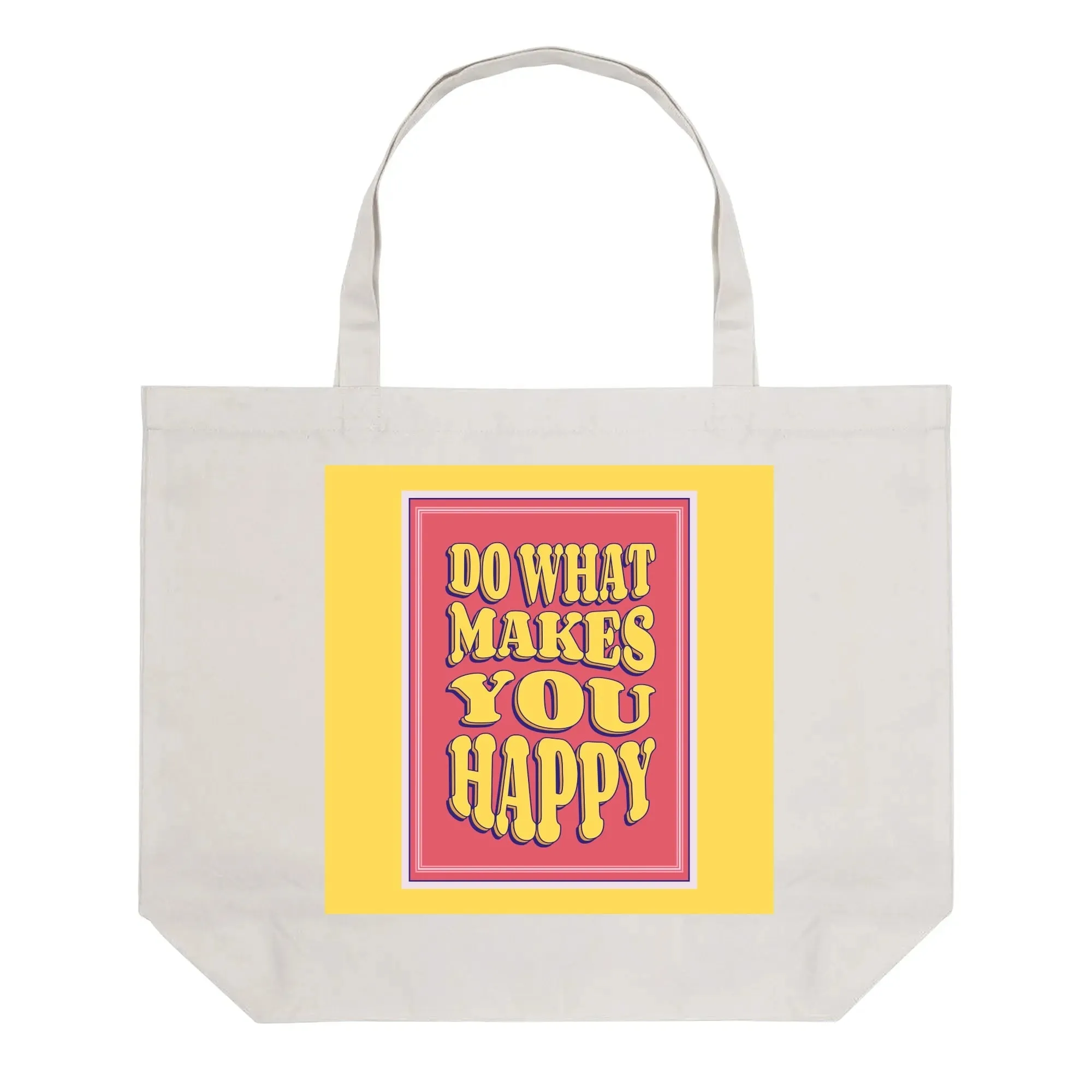 Cotton Tote, Positive Quote Tote, Encouragement Gift, Retro Tote Bag, Vintage Style Tote