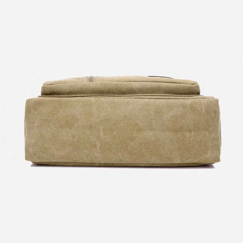 Crossbody Bag For Men Vintage Outdoor Canvas Business Shoulder Bag