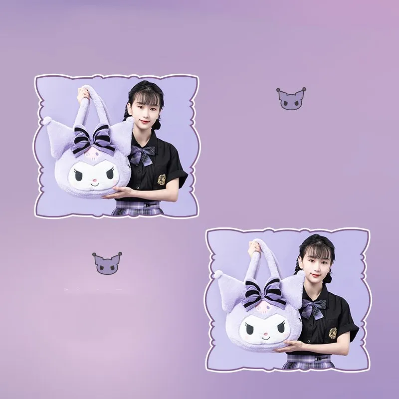 Cute Kuromi Plush Shoulder Bag