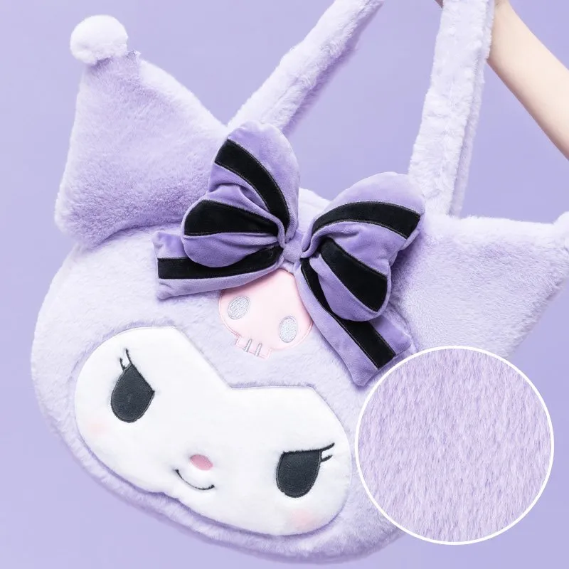 Cute Kuromi Plush Shoulder Bag
