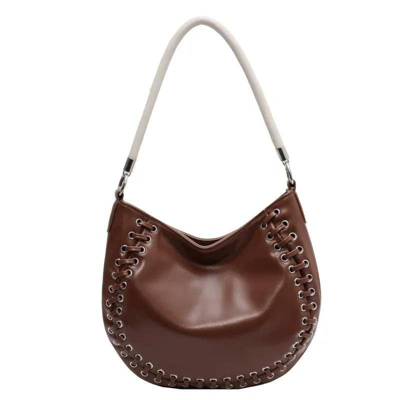 Designer Bag Women's New Trendy French Style Advanced Texture Crossbody Special-Interest Handbag All-Match Shoulder Tote Bag