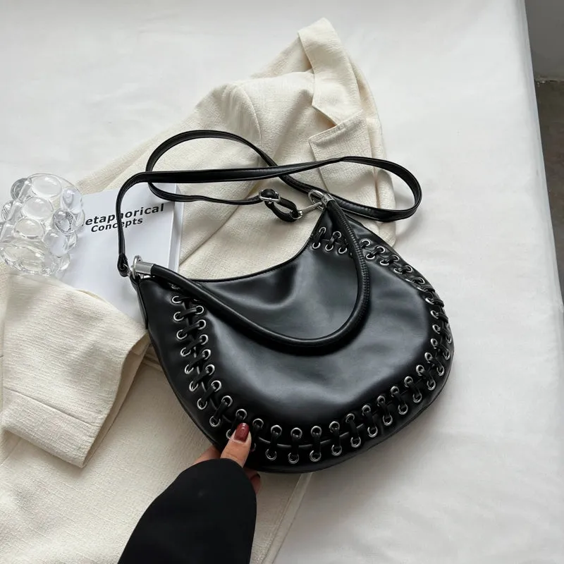 Designer Bag Women's New Trendy French Style Advanced Texture Crossbody Special-Interest Handbag All-Match Shoulder Tote Bag