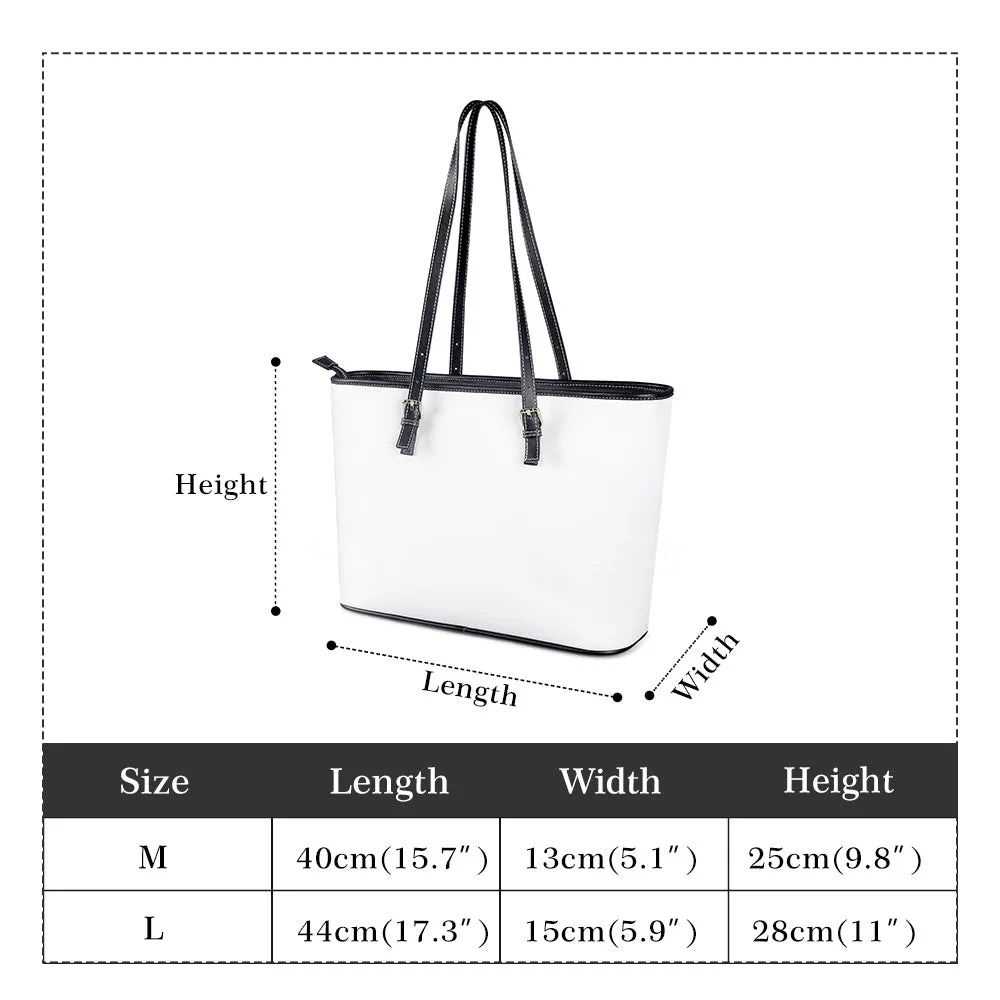 Elegant White Dog Art Durable Zipper Handbag