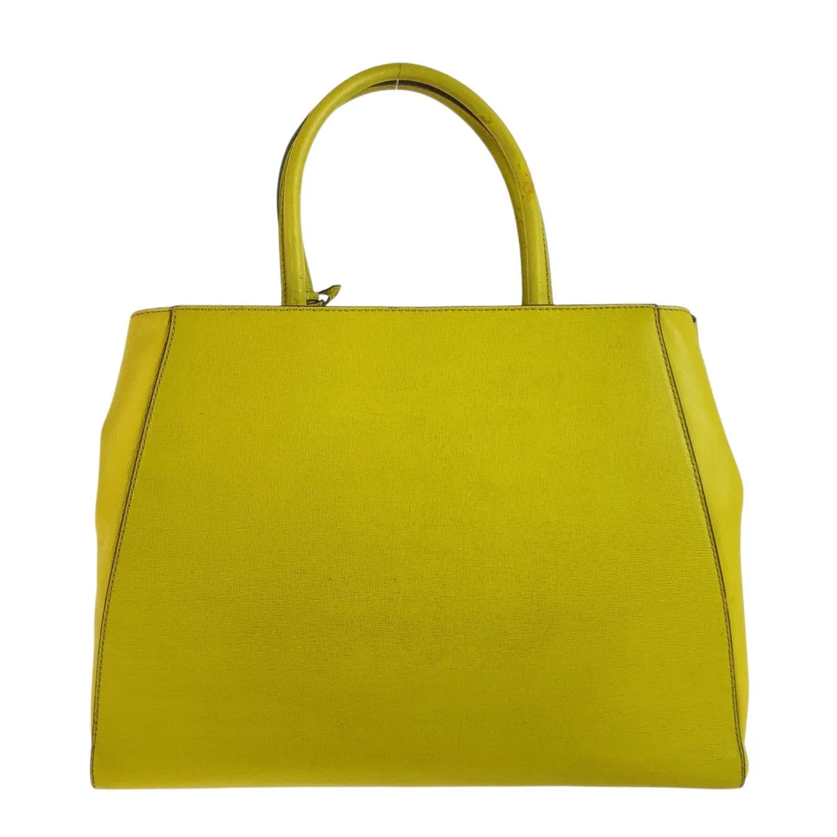 Fendi Leather 2Way Handbag Tote Bag