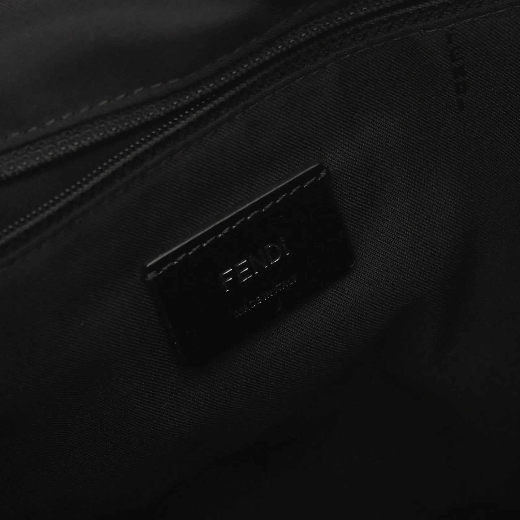 Fendi Nylon Leather Monster Tote Bag 7VA367