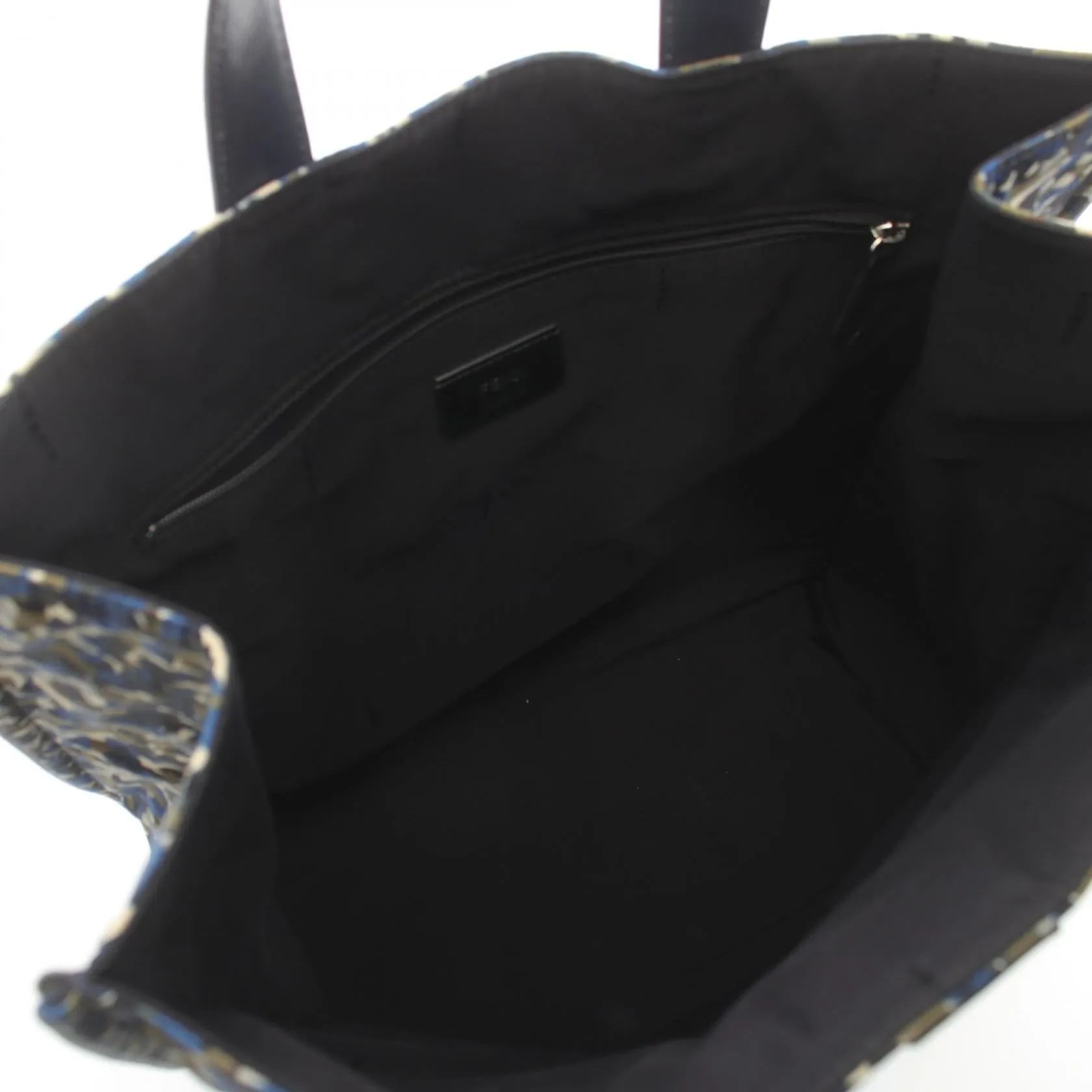 Fendi Nylon Leather Monster Tote Bag 7VA367