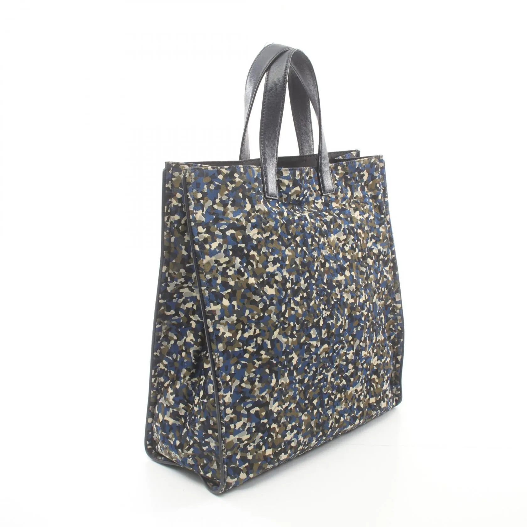 Fendi Nylon Leather Monster Tote Bag 7VA367