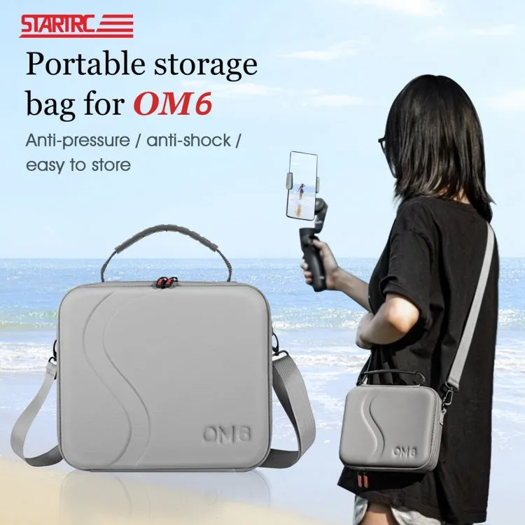 For DJI Osmo Mobile 6 STARTRC Portable Shockproof Waterproof PU Case Bag